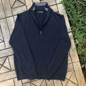 Five Four Half Zip Navy Blue Sweater Size L